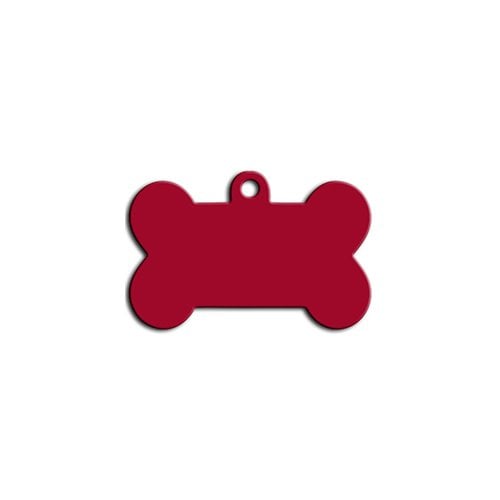 Küçük Kemik Kedi Köpek Künyesi Kırmızı
