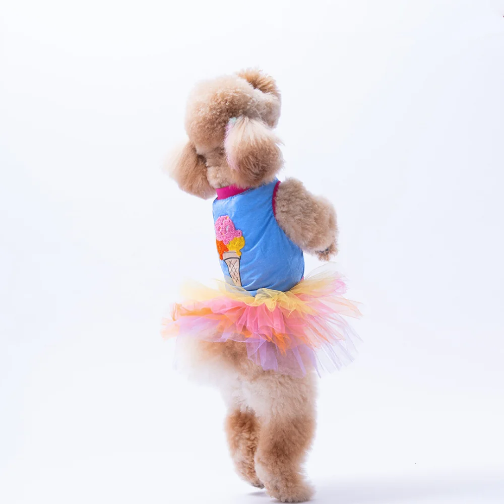 PawStar 25304 Açık Mavi Ice Cream Elbise