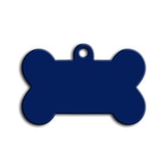 Medium Kemik Kedi Köpek Künyesi Mavi