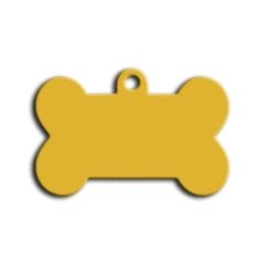 Medium Kemik Köpek Künyesi Sarı