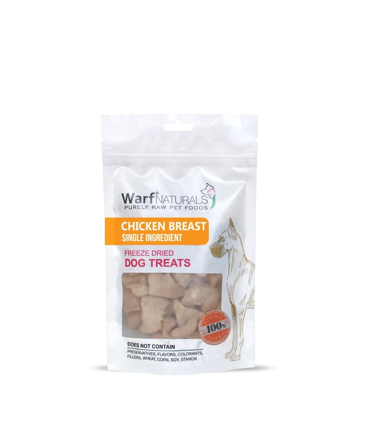 WarfNaturals Freeze Dried - Tavuk Göğüs Köpek Ödül Maması 40 Gr
