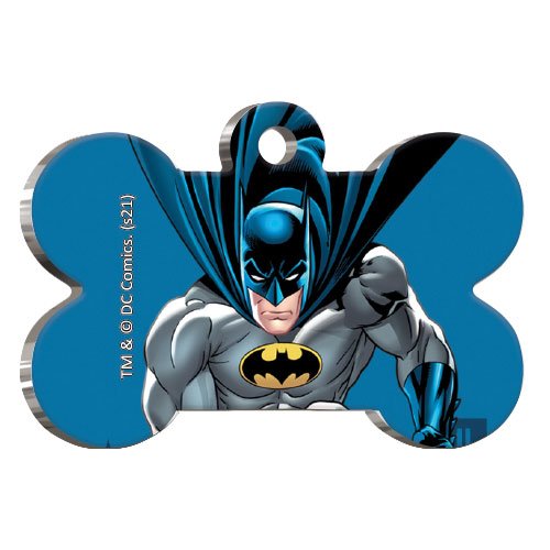 Batman Kemik Şekilli Kedi ve Köpek Künyesi Medium 2,6 x 3,8 cm