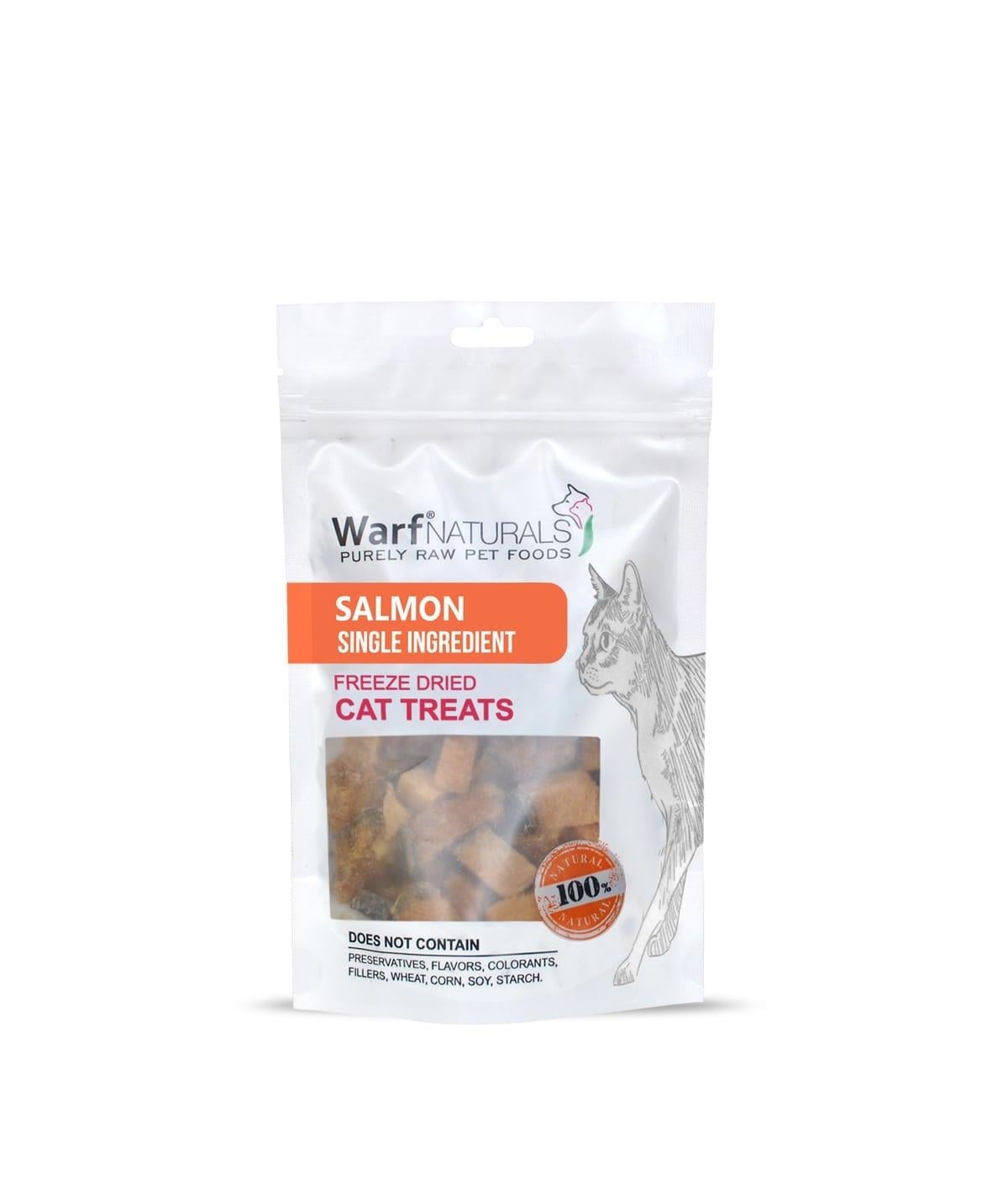 WarfNaturals Freeze Dried - Somon Kedi Ödül Maması 40 Gr
