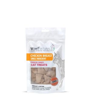 WarfNaturals Freeze Dried - Tavuk Göğüs Kedi Ödül Maması 40 Gr