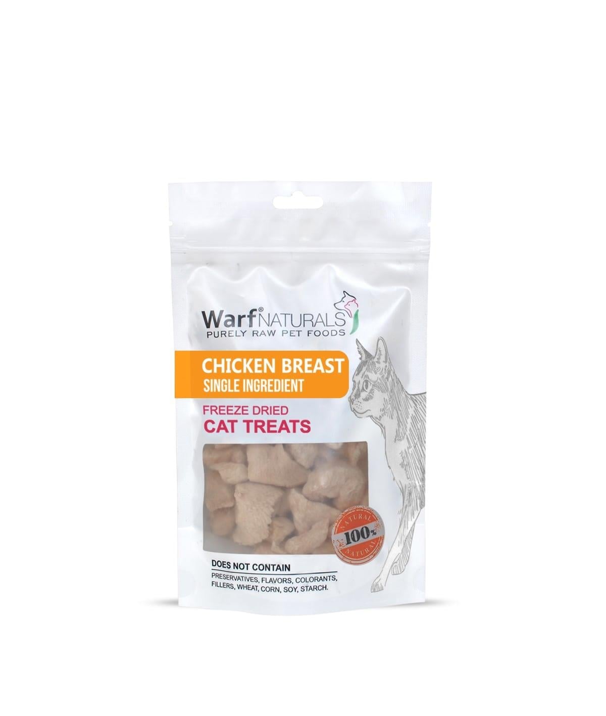 WarfNaturals Freeze Dried - Hindi Göğüs Kedi Ödül Maması 40 Gr