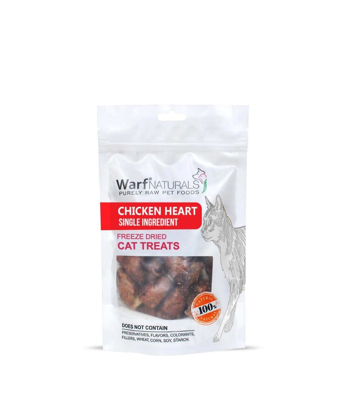WarfNaturals Freeze Dried - Tavuk Ciğer Kedi Ödül Maması 40 Gr