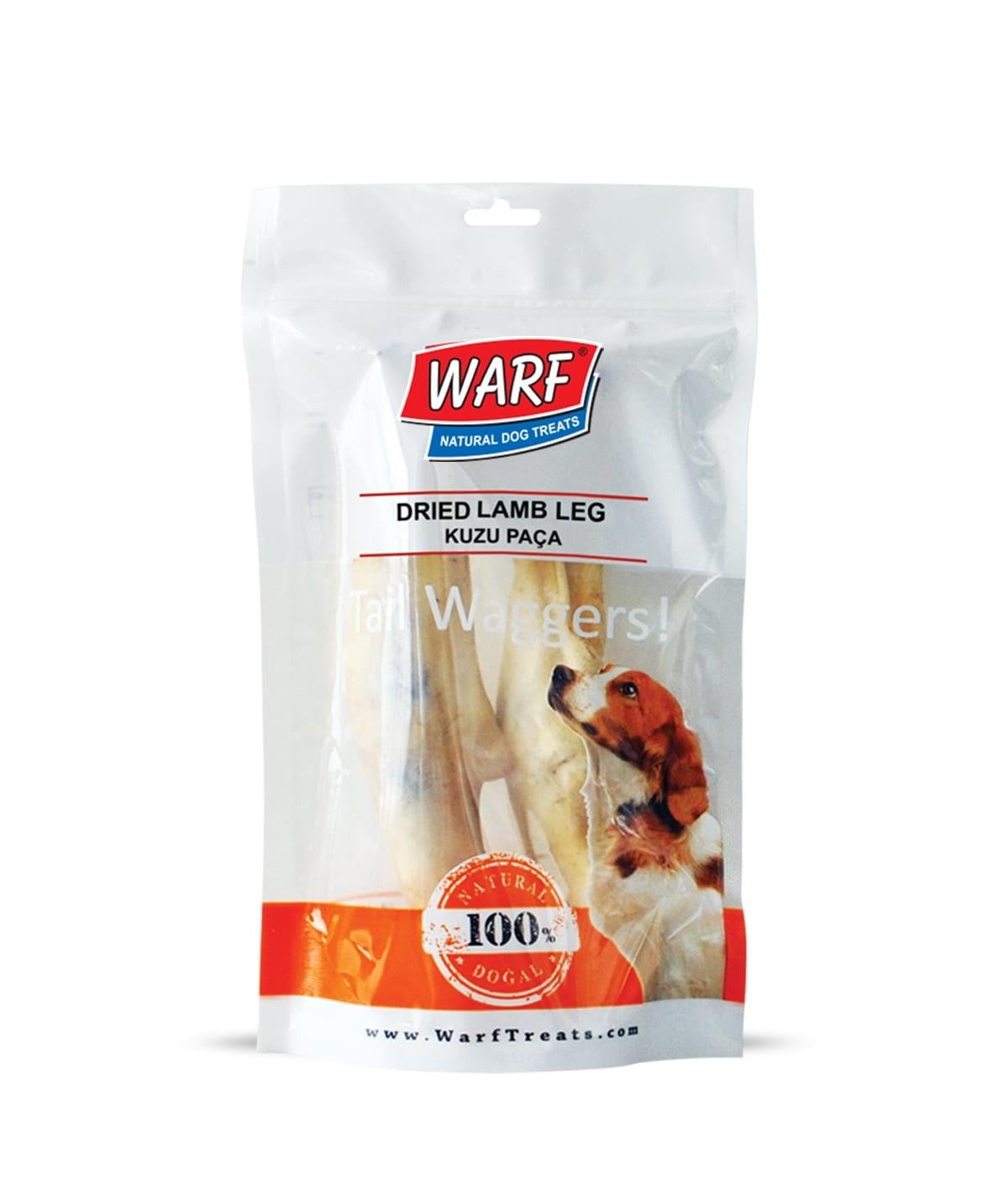 WarfNaturals Kurutulmuş Kuzu Paça Köpek Ödülü 120 Gr