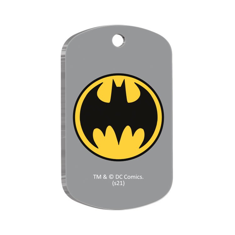 Batman Askeri Şekilli Kedi ve Köpek Künyesi Small 2 x 3,5 cm