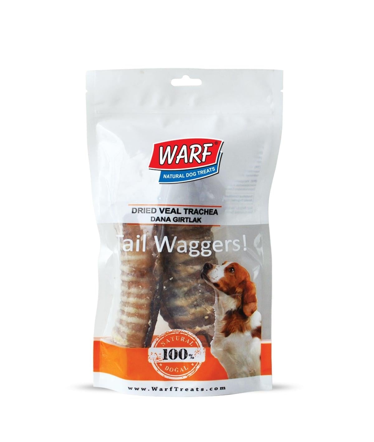 WarfNaturals Kurutulmuş Dana Gırtlak Köpek Ödülü 120 Gr