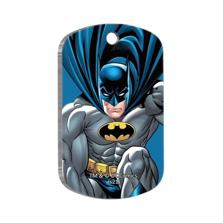 Batman Askeri Şekilli Kedi ve Köpek Künyesi Large 2,9 x 5 cm