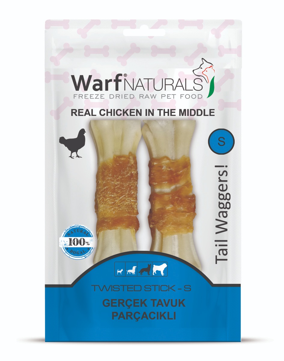 WarfNaturals Tavuklu Pres Kemik 12,5 cm 2'li 115 gr