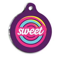 Şeker Kedi Köpek Künyesi Medium 3 cm