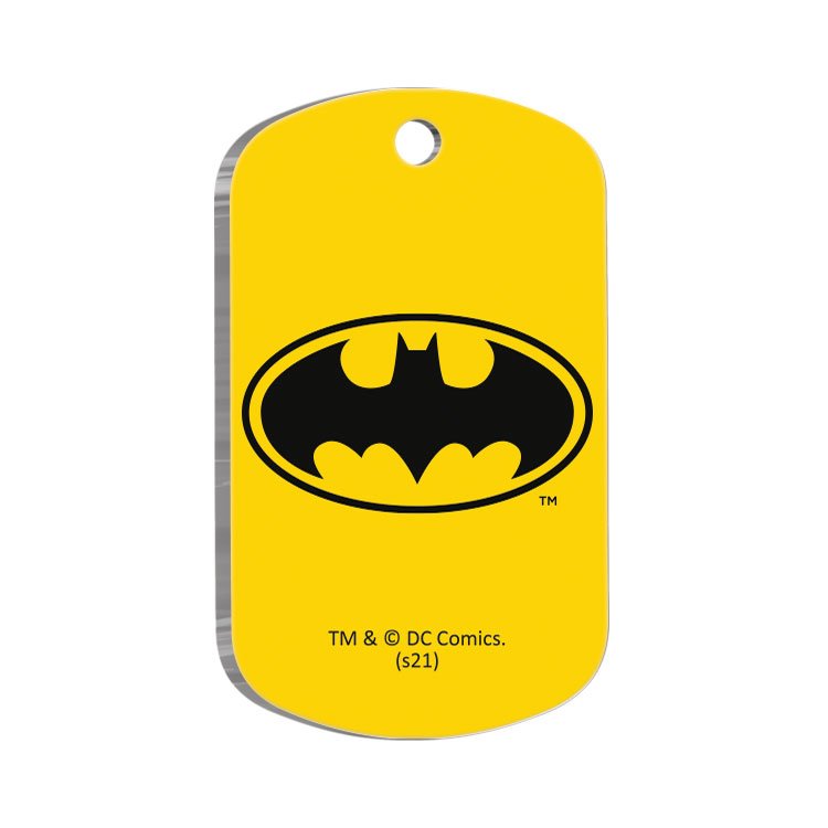 Batman Askeri Şekilli Kedi ve Köpek Künyesi Small 2 x 3,5 cm