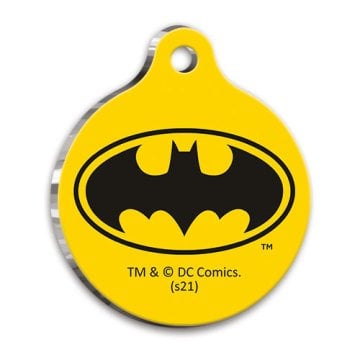 Batman Yuvarlak Kedi ve Köpek Künyesi Small 2,5 cm