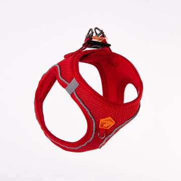 PawStar  Red- Kırmızı Airmesh Köpek Göğüs Tasması