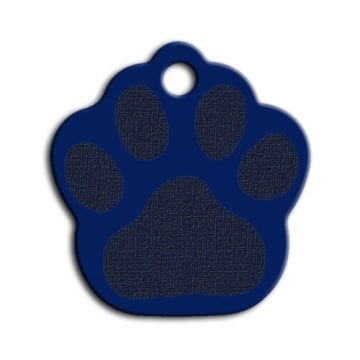 Küçük Pati Kedi Ve Köpek Künyesi Mavi