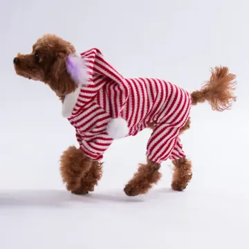 PawStar 25909- Elf Stripe Kapşonlu Tulum