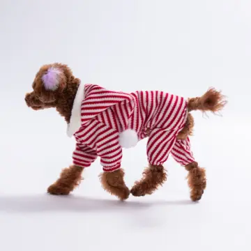 PawStar 25909- Elf Stripe Kapşonlu Tulum