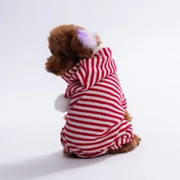 PawStar 25909- Elf Stripe Kapşonlu Tulum