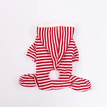 PawStar 25909- Elf Stripe Kapşonlu Tulum