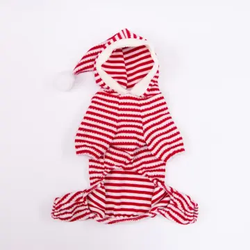 PawStar 25909- Elf Stripe Kapşonlu Tulum