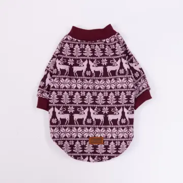 PawStar 25728-Bordo Nordic Winter-Reindeer Sweat