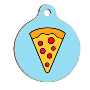 PawStar QR15 Pizza Desenli Kedi Köpek İsimliği