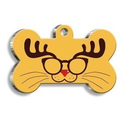 Glasses Cat Kedi ve Köpek Künyesi