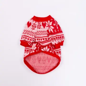 PawStar 25729- Kırmızı Nordic Winter-Snowflake Sweat