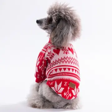 PawStar 25729- Kırmızı Nordic Winter-Snowflake Sweat
