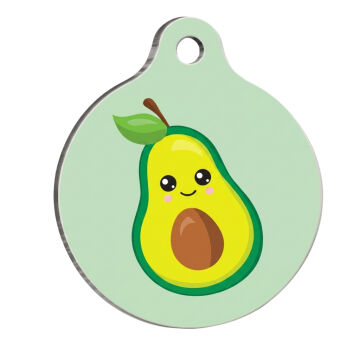 PawStar QR21 Avocado Desenli Kedi Köpek İsimliği