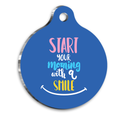 Smile Kedi Köpek Künyesi Large 3,8 cm