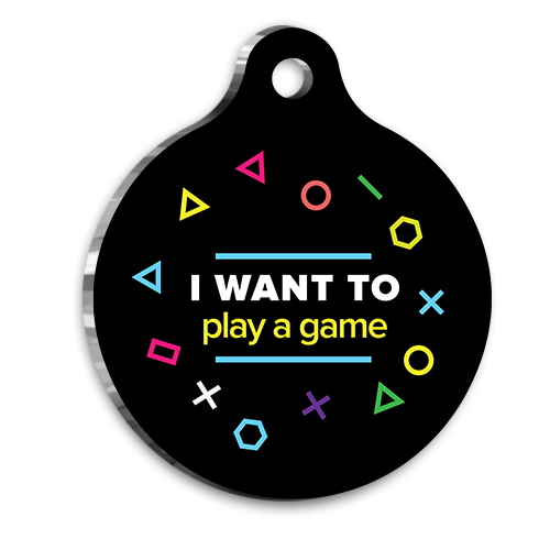 Oyuncu Pet Tag Small 2,5 cm