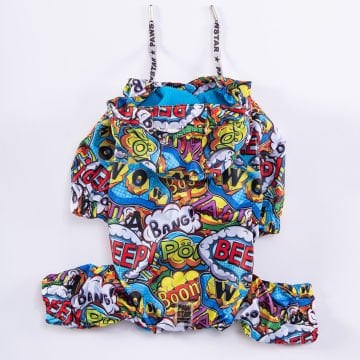 PawStar PopArt Tulum Yağmurluk Küçük ve Orta Irk