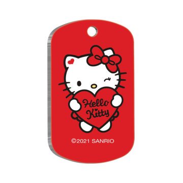 Hello Kitty Asker Şekilli Kedi ve Köpek Künyesi Small 2 x 3,5 cm