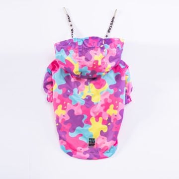 PawStar 23510 Rosea Camouflage Yağmurluk Küçük ve Orta Irk