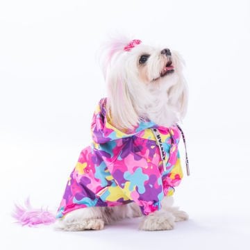 PawStar Rosea Camouflage Yağmurluk Küçük ve Orta Irk