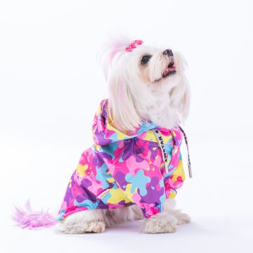 PawStar 23510 Rosea Camouflage Yağmurluk Küçük ve Orta Irk
