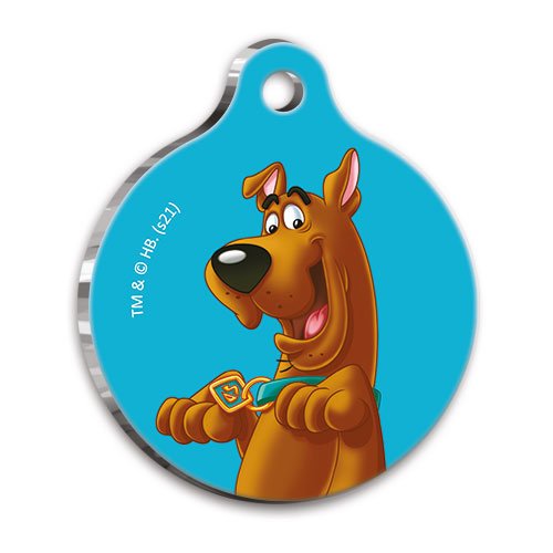 Scooby-Doo Yuvarlak Kedi ve Köpek Künyesi Small 2,5 cm