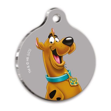 Scooby-Doo Yuvarlak Kedi ve Köpek Künyesi Small 2,5 cm