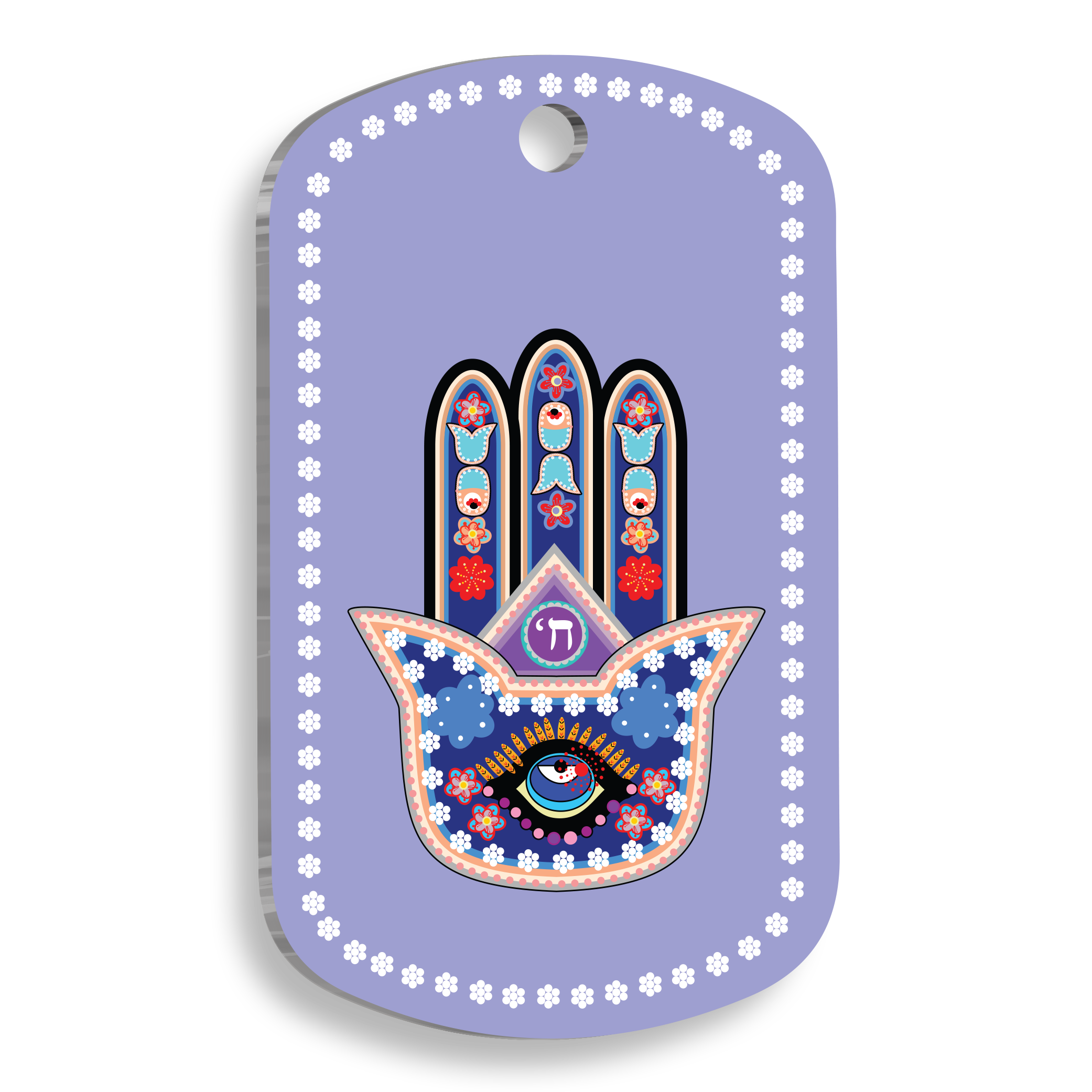 3. Göz Kedi Köpek Künyesi Small 2 x 3,5 cm