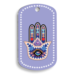 3. Göz Kedi Köpek Künyesi Small 2 x 3,5 cm