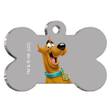 Scooby-Doo Kemik Şekilli Kedi ve Köpek Künyesi Small 2,1 x 3,1 cm