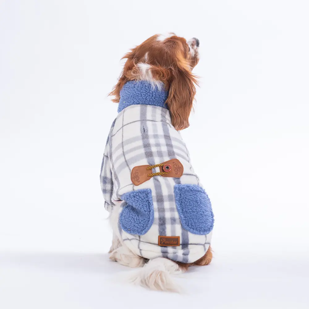 PawStar 25214-Krem Chicago Checks Ceket