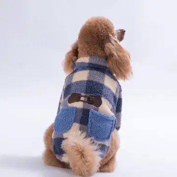 PawStar 25216- Royal Mavi Chicago Checks Ceket