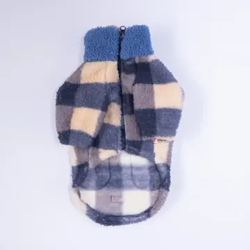 PawStar 25216- Royal Mavi Chicago Checks Ceket