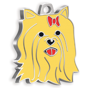 York Shire Terrier Köpek Künyesi (Kızıl)
