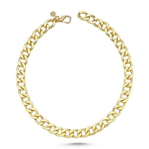 Dali's Kedi Köpek Kolyesi - Gold Medium - 45 cm.