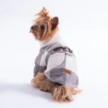 PawStar 25217-Gri Chicago Checks Ceket