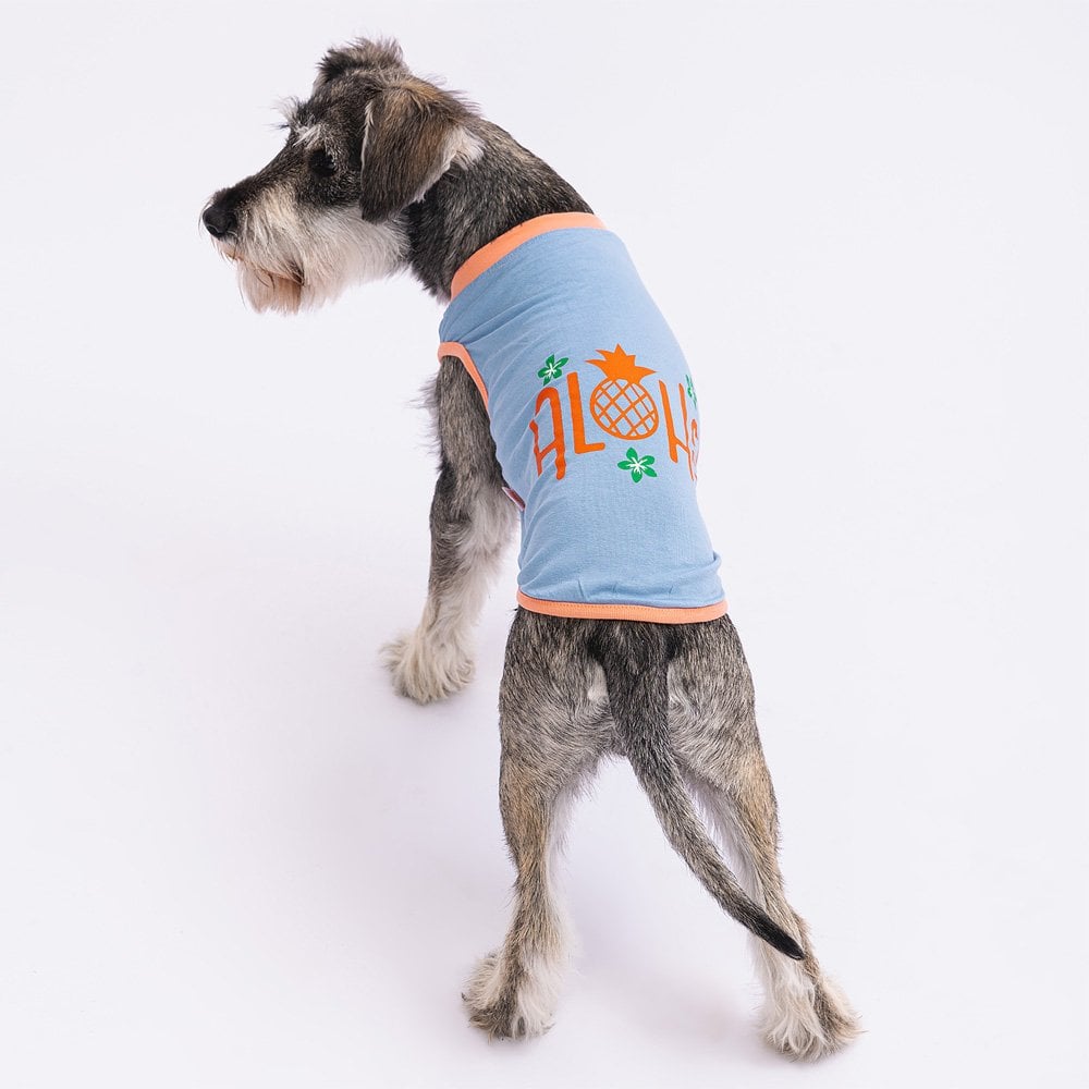 PawStar Mavi Aloha T-Shirt